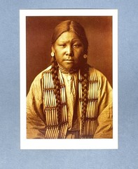 Cheyenne Girl 1905 Photograph by Edward S. Curtis (1868-1952) Art Print Card