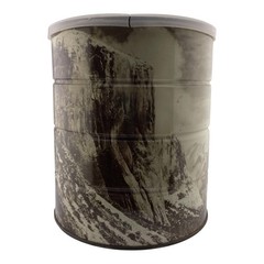 Vintage Ansel Adams ‘Winter Morning» Yosemite Valley Calif Hills Bros Coffee Can