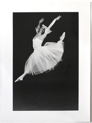 Oversized VINT.1970s ballett dancer by Raoul Bussy, gallery quality!