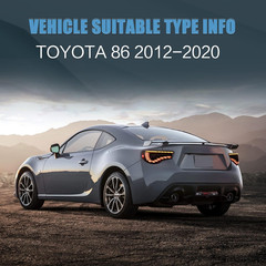 Taillight Fit for Toyota 86 1St Gen 2012-2020, Subaru BRZ 2013-2020, Scion FR-S