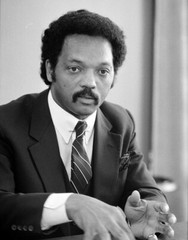 Rev. Jesse Jackson Photograph – Vintage Photo from 1983