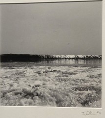 Framed Black and white Photograph of an Ocean Wave By Ty Dikhoff created in 1999