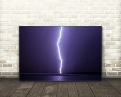 Lightning photography wall art picture night sky nature photo print home decor