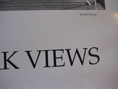 NEW YORK VIEWS BROOKLYN BRIDGE LIMITED EDITION PHOTO POSTER, CHRISTOPHER BLISS