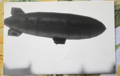 Photo Zeppelin Airship 1972 The Flying Musketeer Brewery Advertising AD