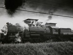Southern Pacific Engine #X3684 SP Locomotive Station Photograph Vtg 50s Railway