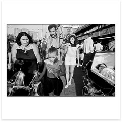 Bruce Gilden – Signed – Family, Coney Island, New York – Magnum 6″x6″