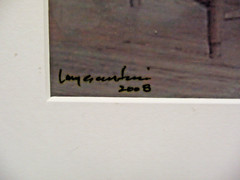 MATTED PHOTOGRAPHY Writing Table A/P Color with COA 16×20 By Larry Santucci