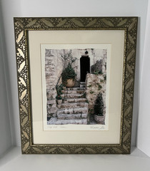 Maureen Love «Steps and Stones» Signed Color Photo Print Matted & Framed