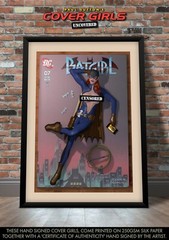 Batgirl of Burnside SEXY Leslie Grace DC Comic Signed A3 Print Gotham Cover Girl