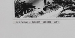 Vtg J.W. Howlett Black + White Photograph, ‘The Casbah – Tangier, Morocco, 1963’