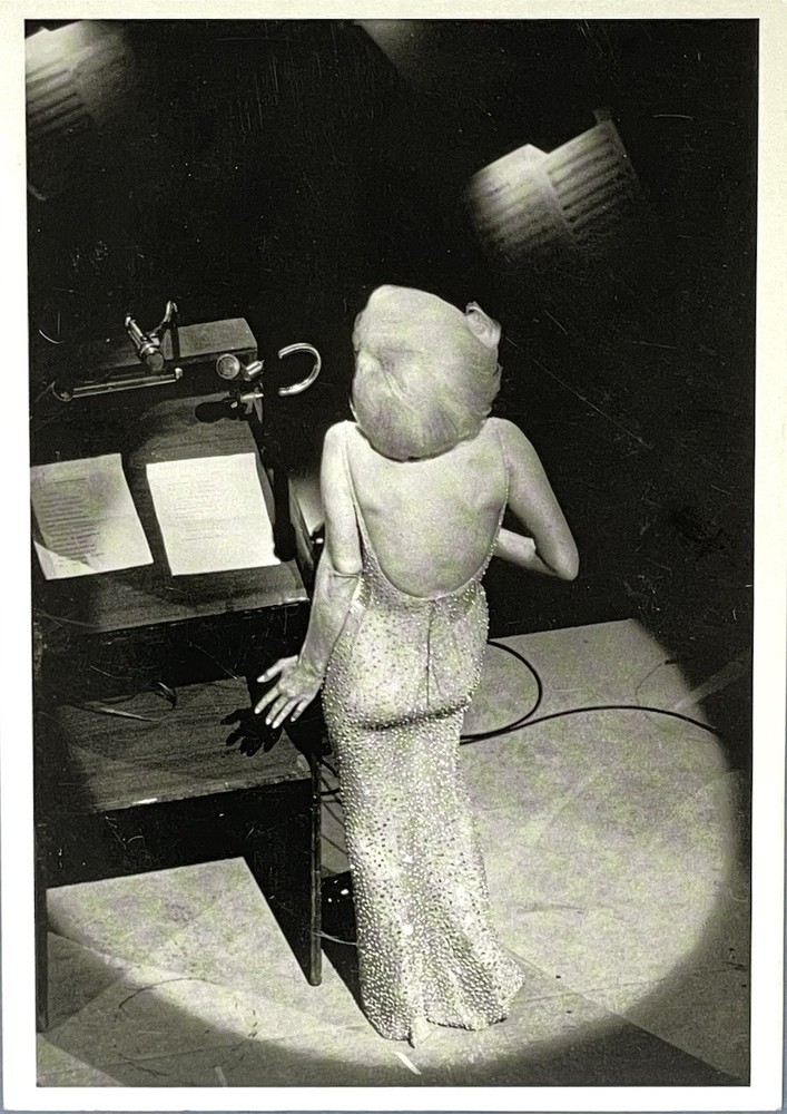 Marilyn Monroe Singing Happy Birthday To JFK Art Print Card Photo By Bill Ray