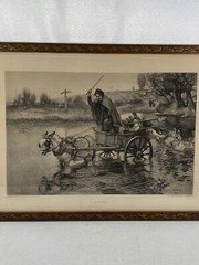 Antique In A Fix Alfred Strut Photogravure Chaos Coordinator Hardship Manager