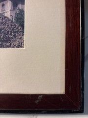 Vintage Roman Forum Castor Pollux Framed Photo Dark Academia Grandmillennial Art