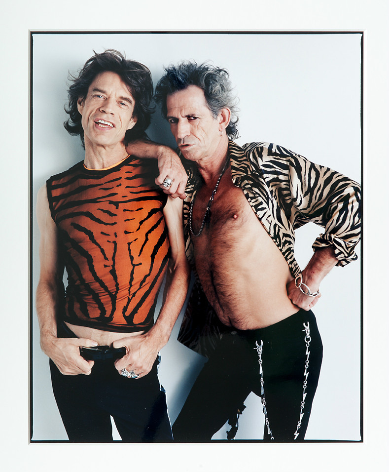 Rolling Stones/Mick Jagger/Keith Richards Photograph Mark Seliger 1997-Signed