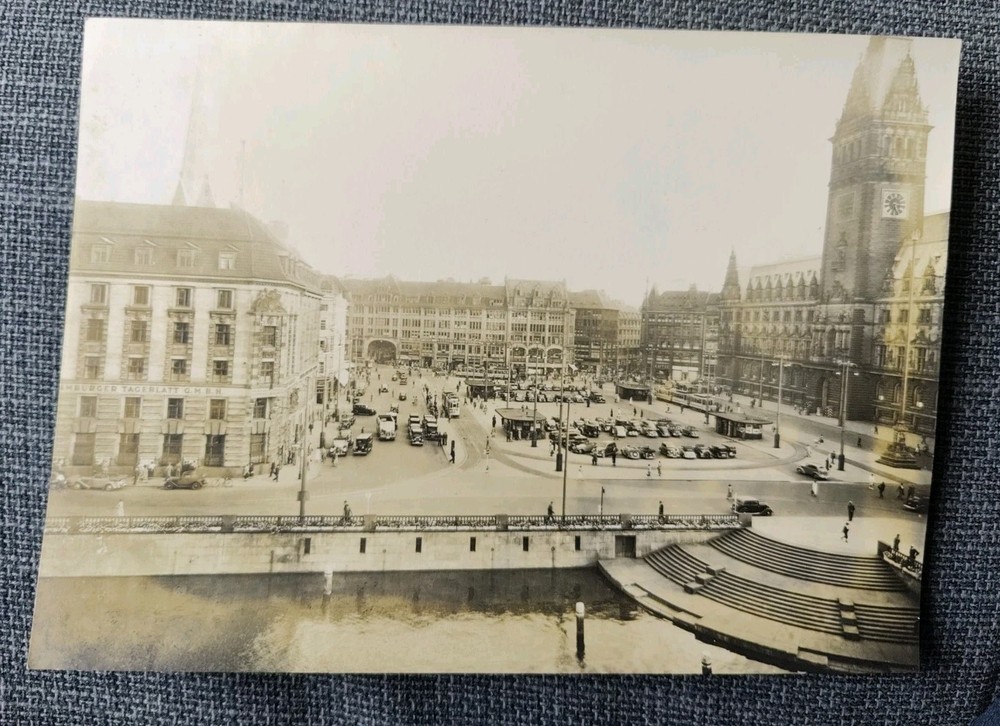 Hans Breuer Photo Hamburg 1938 Silver Bromide Stamped 16.5 Cm X 22.5 Cm