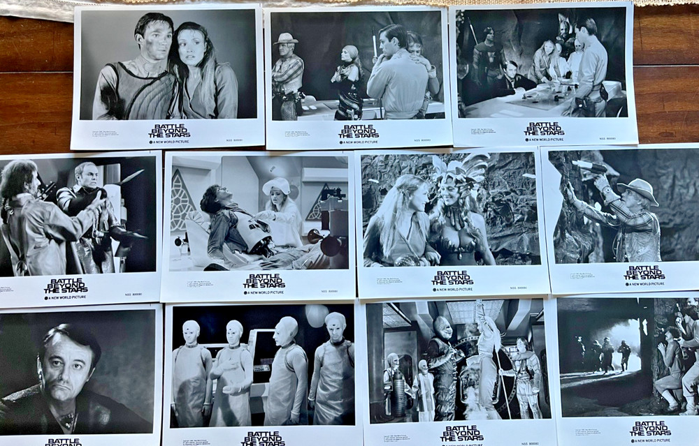 BATTLE BEYOND THE STARS 11 1980 8X10 PHOTOS SYBIL DANNING ROGER CORMAN SCI-FI