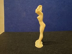 Vintage Statue, Nude Woman in plastic. 4″