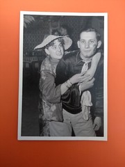 Photo Antique Vintage Old Woman Man Question Mark On Face Man ? nice old photo xx