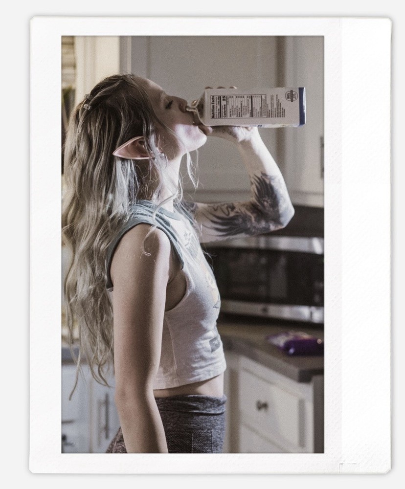 Art model Bradley Instax Wide Instant Film Print