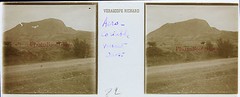 Acrocorinth Greece Stereo Félix Sartiaux 45x107mm Plate Pos. Circa 1911