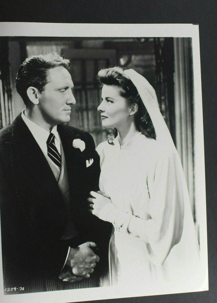 Katharine Hepburn Spencer Tracy Marrying Still -8×10″ Photo Print-Vintage L1253F