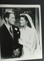 Katharine Hepburn Spencer Tracy Marrying Still -8×10″ Photo Print-Vintage L1253F