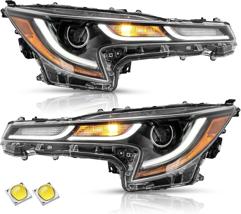 Headlight Assembly Fit for 2020 2021 2022 Toyota Corolla SE XLE XSE with LED DRL
