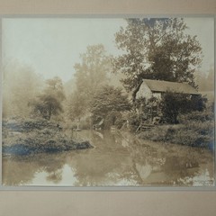 «The Village Mill» Silver Gelatin Print by Charles Henry Miller, 1889
