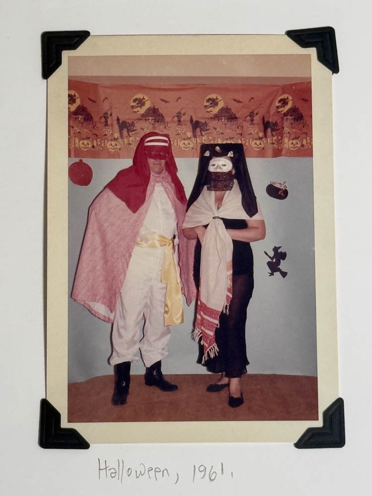 Vintage Found Photo Halloween 1961 Arabian Nights Costume Vernacular Snapshot