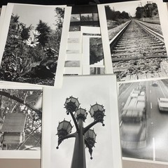 16 Prints black and white photography art Railroad Nature 8x10s