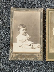 CDV Photo Children, 1917. Child. Girl. Vintage photo of a girl. 2