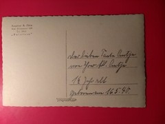 Old postcard photo portrait vintage antique girl girl fashion nice old photo 1940