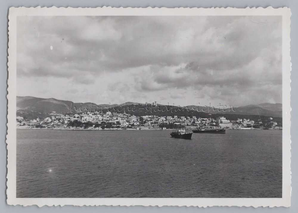 Palma de Mallorca Spain 1932 – Cityscape Ships – Old Photo 1930s