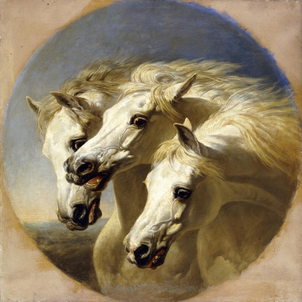 ART.COM Wall Giclee Print Pharaoh’s Horses, 1848 by John Frederick Herring I,…