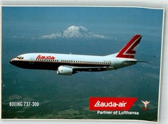 39884785 – aerial photo of a Boeing 737-300 by the airline Lauda-air