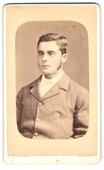 Photograph J. F. Long, Exeter, 45 High Street, Portrait Elegant Young Gentleman w