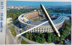 Photo Nuremberg Congress Hall Aerial Photo 30x20cm Print Year 2014