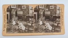 S838/ Stereo Photo Girl with Doll 1902