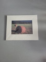 Photography Print By John T Slonina Matted 8×10 Round Hay Bales In A Field