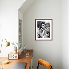 ART.COM Framed Wall Art Prints Migrant Mother, 1936. by Dorothea Lange, Figur…