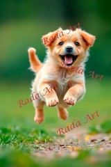 Puppy Golden Retriever Digital Image Picture Photo Wallpaper Background Desktop