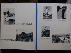 Old Photo Album from 1953, Switzerland Travel, Cars, Tram, Technology, Zurich, Freiburg