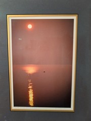 R.C. Fulwiler » Summer Of Fire» Yellowstone Lake Signed Matted Framed Photo