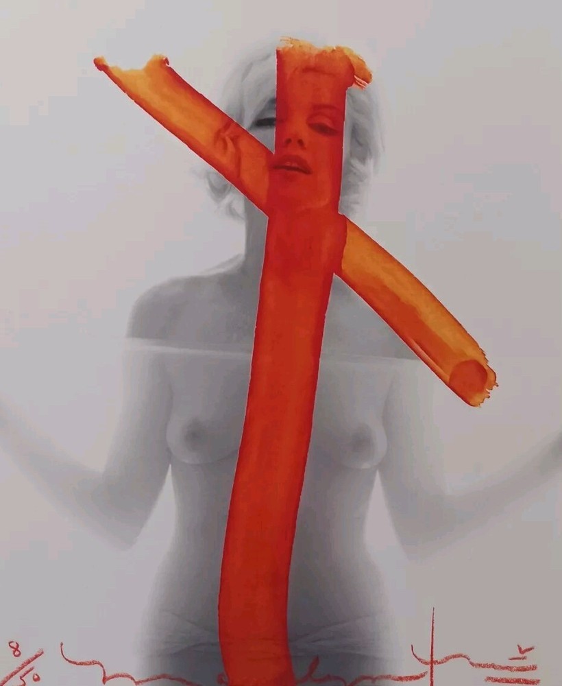 Bert Stern (1929-2013) – Marilyn Monroe – Crucifix II – signed photo with COA