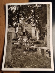 Cemetery with grave Michael Lang 1866-1922…isabella Lang 1866-194? / Photo