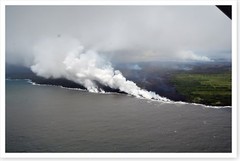 Lava Ocean Entry Kilauea Volcano Hawaii 2018 Silver Halide Photo