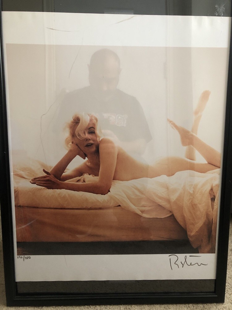 Marilyn Monroe Bert Stern Auto 1962 Photo Chromogenic Editioned COA Last Sitting
