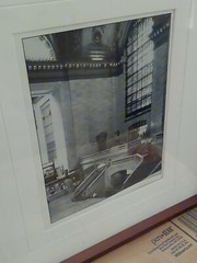 MAJESTIC FRAMED ART PHOTO OF A STATION OR TOWN HALL PHOTO IS 9.5″ H X 7.5″ L