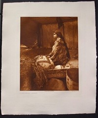 Edward S. Curtis «A Chief’s Daughter» From Original 1912 Photogravure Negative